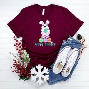Happy Easter Shirt, Easter Shirt, Cute Easter Shirt, Easter Bunny Shirt